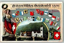 Zürich 1907 Wappen Helvetia Schützenfest 1907 Verlag Künzli-Tobler 1781 AK