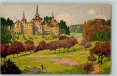 8000 Zürich Künstlersteindruck Am Dolder sign E. E. Schlatter