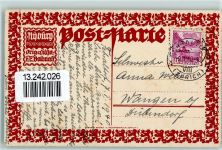 8314 Kyburg Künstlersteindruck sign E. Bollmann