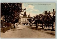 1422 Grandson - Bahnhofsplatz und Rathaus