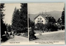 1450 Ste-Croix - Route des Rasses Rindvieh Hotel Mont Fleury les Rasses L. Junod-Brouilhet Propr. Fahrrad