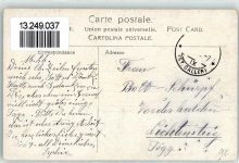 9200 Gossau SG Lithographie Hauptplatz Kutsche Kirche Turm Manufactur Pferde Frau Schirm Kins