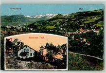 9425 Thal 1916 - Rheineck Steinerner Tisch Fahne Kirche