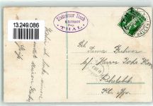 9425 Thal 1916 - Rheineck Steinerner Tisch Fahne Kirche