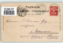 Pully 1899 Wappen Kirche Tram Straßenbahn