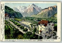 8872 Weesen - Hotel Bahnhof Kurgarten Rautispitz Glärnisch