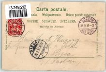 Rigi Kaltbad 1897 Schnurtobelbrücke Känzeli Blumen