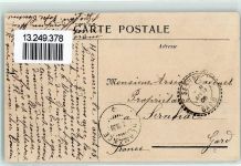 Hermance 1906 Rue du Nord Viehwagen Leiter Landwirtschaft Heu