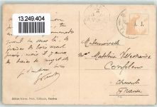 Salvan 1918 La Place Le Dimanche Brunnen Kirche Hotel del l Union Grand Bazar des Alpes Frauen Hüte Männer Maison de Commune
