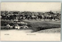 8610 Uster 1906 - Kirche Turm