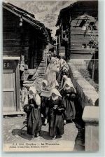 Evolène la Procession Tracht
