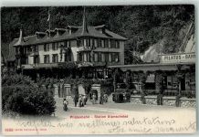 Alpnachstad 1906 Hotel Pilatus u. Pilatusbahn