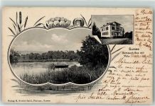 Sursee 1905 Sempach-See mit Villa