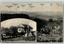 9205 Waldkirch 1919 - Blick vom Gasthaus Hohentannen