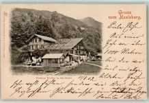 Hasliberg Reuti 1902 Pension Kohler in der Renti