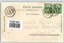 Chaumont 1903 le grand Hotel Kühe Fahne
