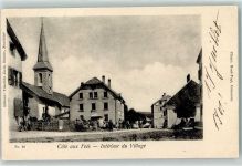 2117 La Côte-aux-Fées 1901 - Interieur du Village