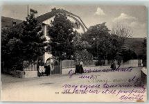 Cressier NE 1908 Pensionat Villa Rafa Neu Jahr Ort handschriftlich