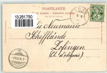Trey 1900 Pensionnat Cornamusaz Kirche