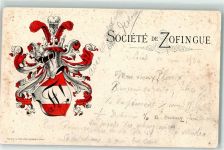 Zofingen 1900 Societe de Zofingue Studentika