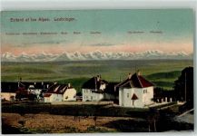 Leubringen 1912 Wetterhorn Schreckhorn Finsterhorn Eiger Mönch Jungfrau Gspaltenhorn Blümlihorn