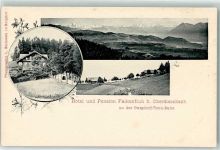 Oberdiessbach Hotel u. Pension Falkenfluh an der Burgdorf Thun Bahn
