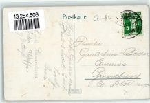 4450 Sissach 1913 Gebrauchsspuren Offizielle Festpostkarte Basellandschaftliches Kantonal-Gesangfest