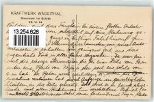 8854 Siebnen - Kraftwerk Wäggithal Staumauer im Schräh