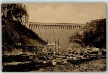 8854 Siebnen - Kraftwerk Wäggithal Staumauer im Schräh