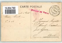 Salvan 1908 la Place Hotel de l`Union Maison de Commune