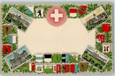 Bern Bundespalast Landesmuseum Bundesgericht Polytechnikum Wappen