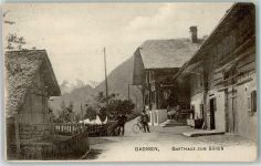 Gadmen 1912 Gasthaus zum Bären Fahrrad