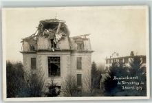 2900 Porrentruy Pruntrut 1917 Privatfoto AK bombadiertes Wohnhaus