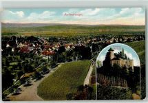 4144 Arlesheim 1911 Lithographie Schloss Birseck