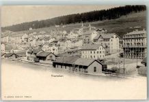 Tramelan 1902 Bahnhof Eisenbahn