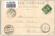 Tramelan 1902 Bahnhof Eisenbahn