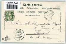 9652 Neu St. Johann 1900 Lithographie Wasserbrücke und ehemaliges Benediktiner Kloster