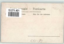 4102 Binningen Künstlerkarte Kirche St. Margarethen Kaffeegasthaus sign. F. Mock