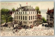 Erlenbach ZH 1902 Hotel zu goldenen Kreuz
