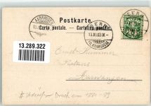 3792 Saanen 1903 - Ganterist mit Seeli Vorläufer Druck um 1880 - 1889