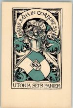 Utonia sei's Panier! Studentenwappen Degen