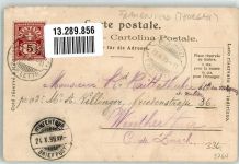 8500 Frauenfeld 1898 Gebrauchsspuren Apfelernte Trachten Wappen Lithographie