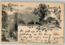 Isenfluh 1907 Pension Jungfrau