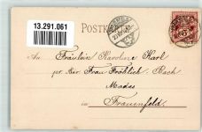 8570 Weinfelden 1898 Lithographie Festpostkarte zur 100 jährigen Feier der Befreiung des Kantons Thurgau Verlag Künzli Nr 871