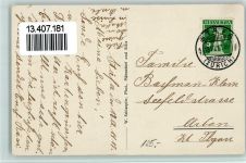Stäfa 1917 Bahnhof, Hafenpartie AK
