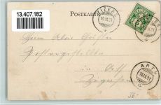 Thalwil 1901 Teilansicht AK