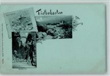 Tiefencastel 1899 Gruss aus - Hotel Julier - Verlag Guggenheim 5439 - Vorläufer