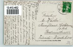 Thalwil 1913 Wohnhaus, alte Landstraße 862 , Familie Hoffmann steht vor dem Haus AK