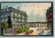 Uster Restaurant zur Post - Kunstverlag Fehrenbach , sehr gute Erhaltung AK