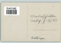 Andelfingen Schulschlitten Winter Ort handschriftlich